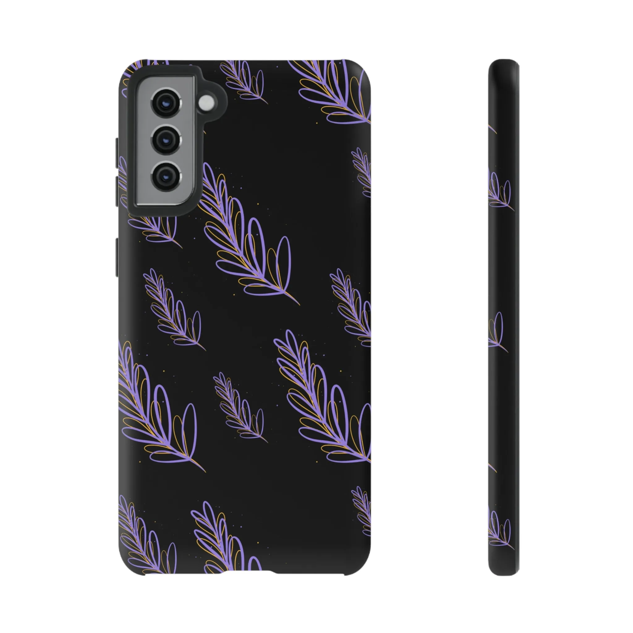 purple leaf Tough Cases