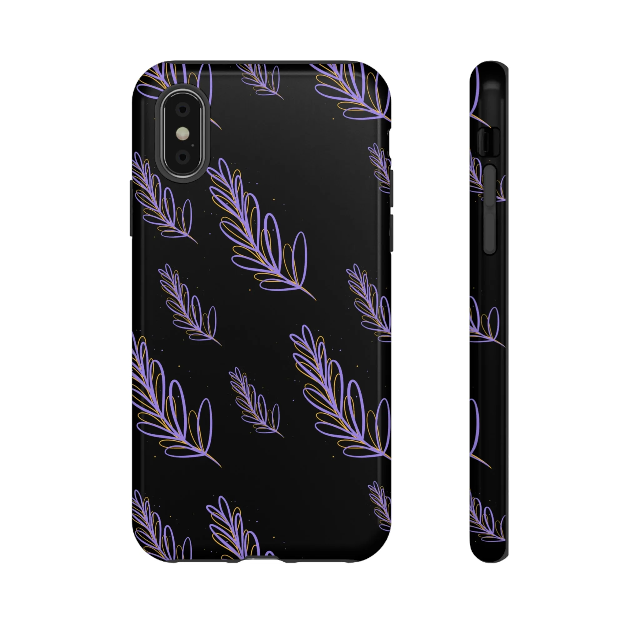 purple leaf Tough Cases