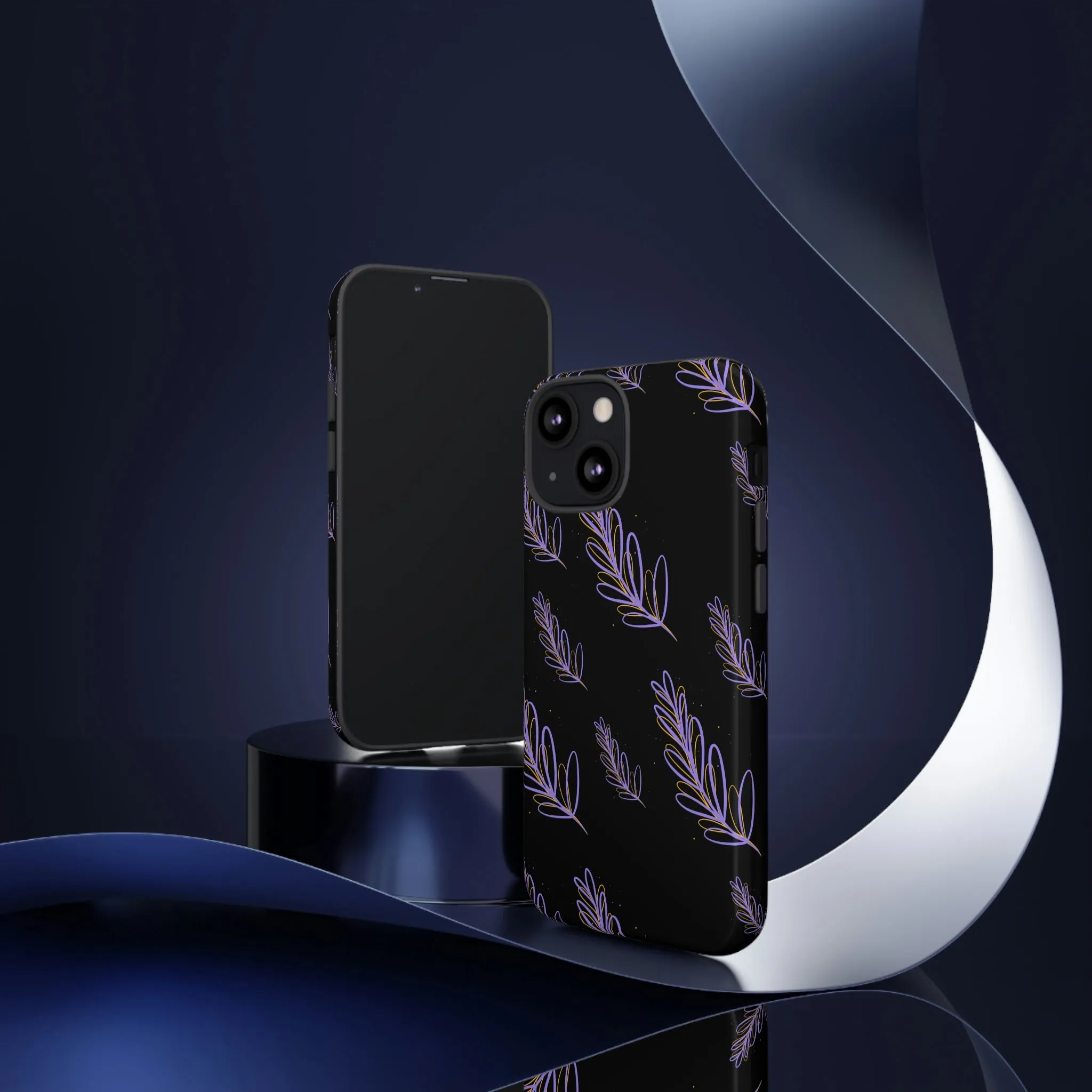 purple leaf Tough Cases