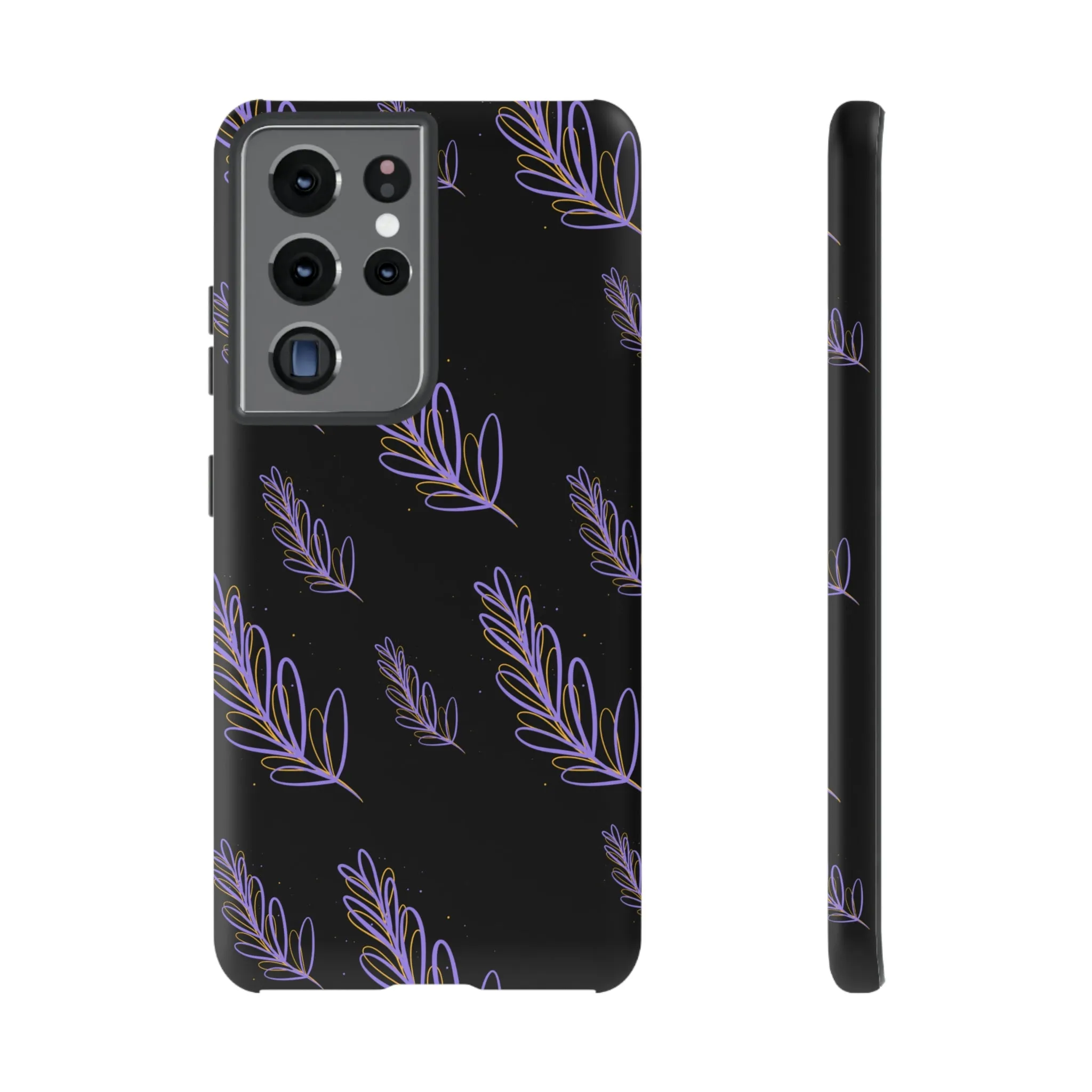 purple leaf Tough Cases