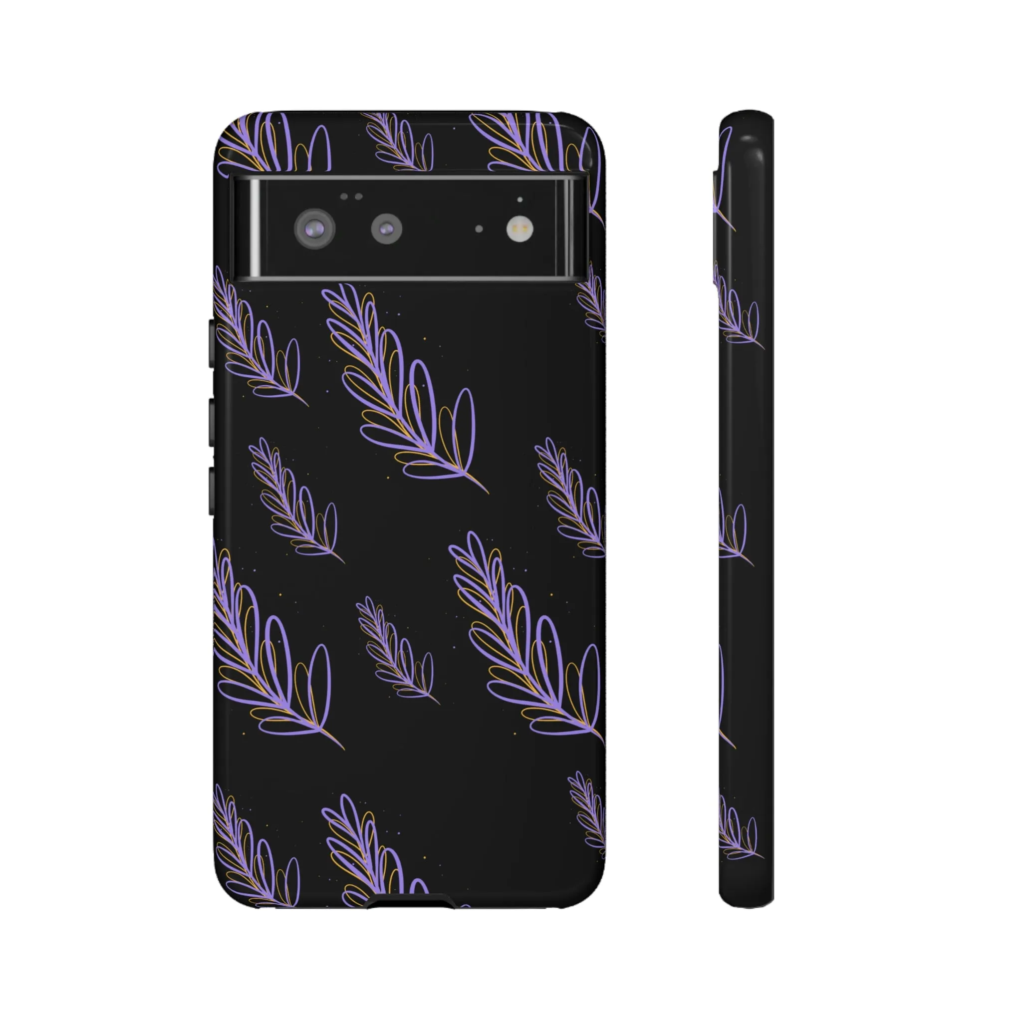 purple leaf Tough Cases