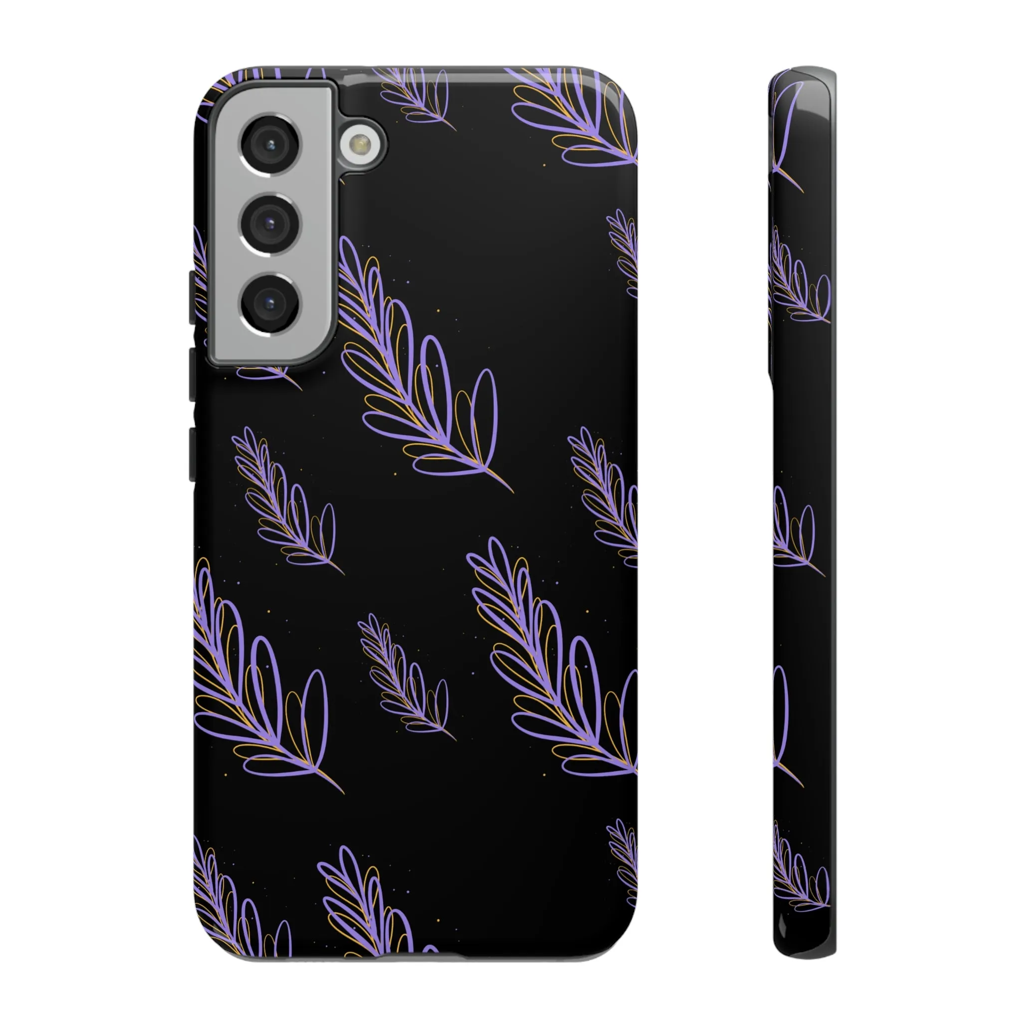 purple leaf Tough Cases