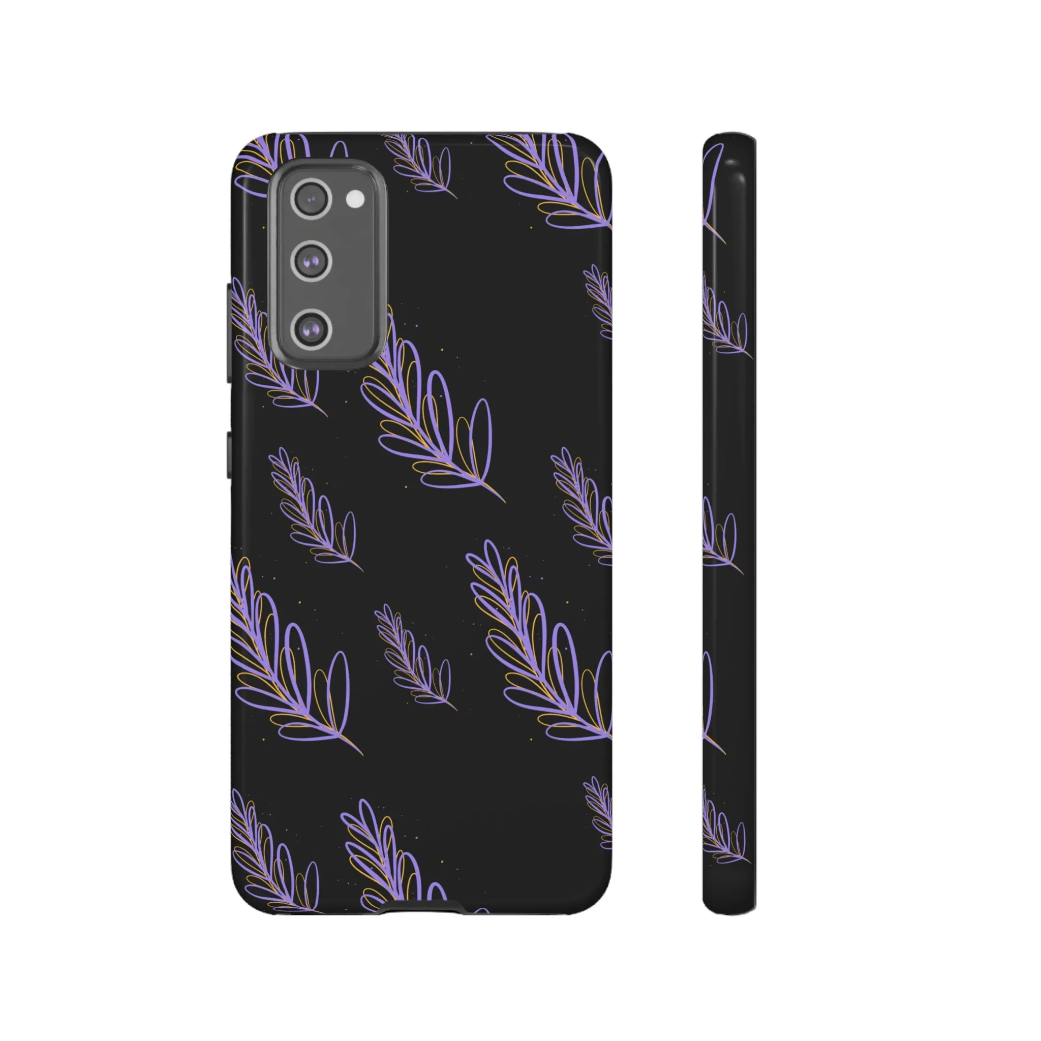 purple leaf Tough Cases