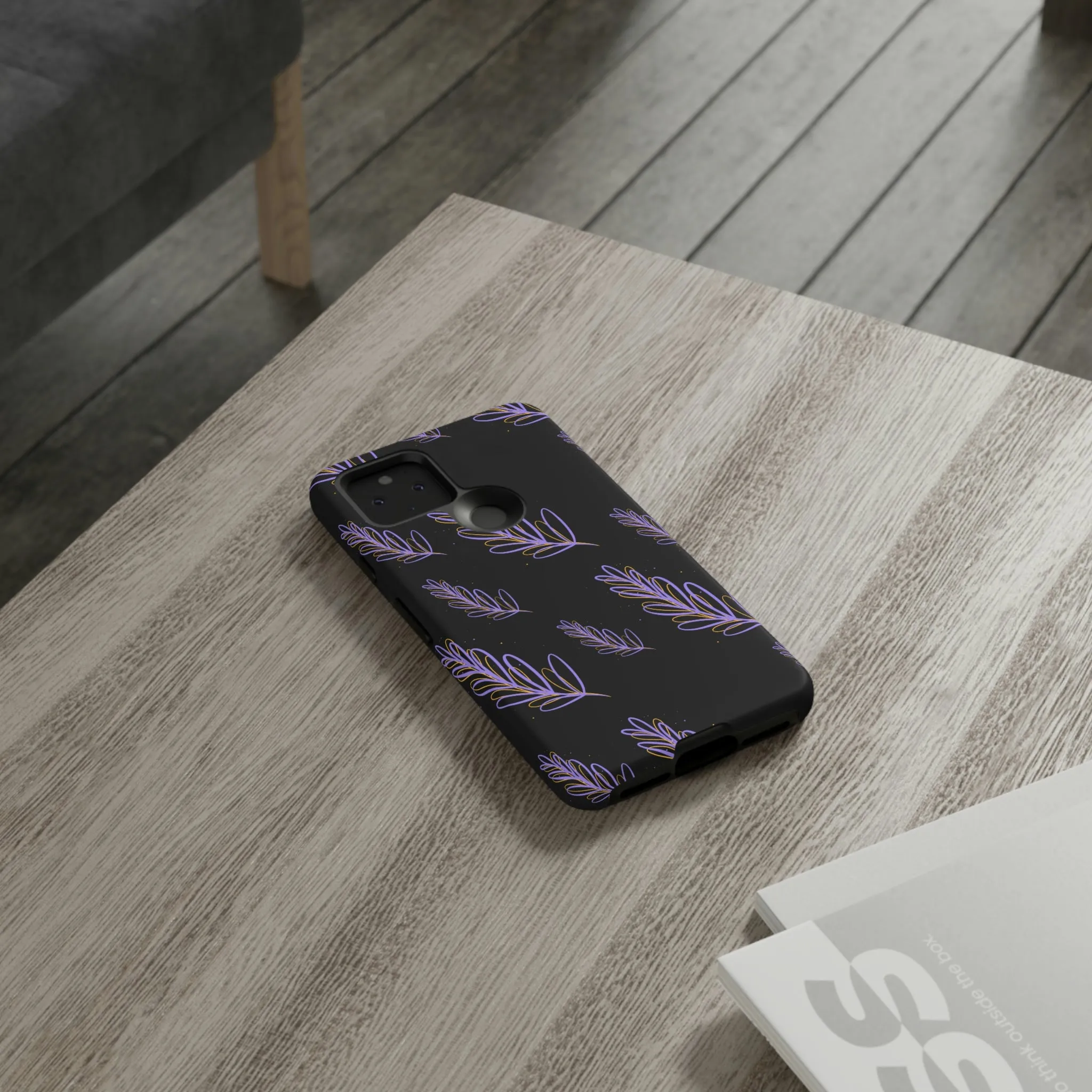 purple leaf Tough Cases