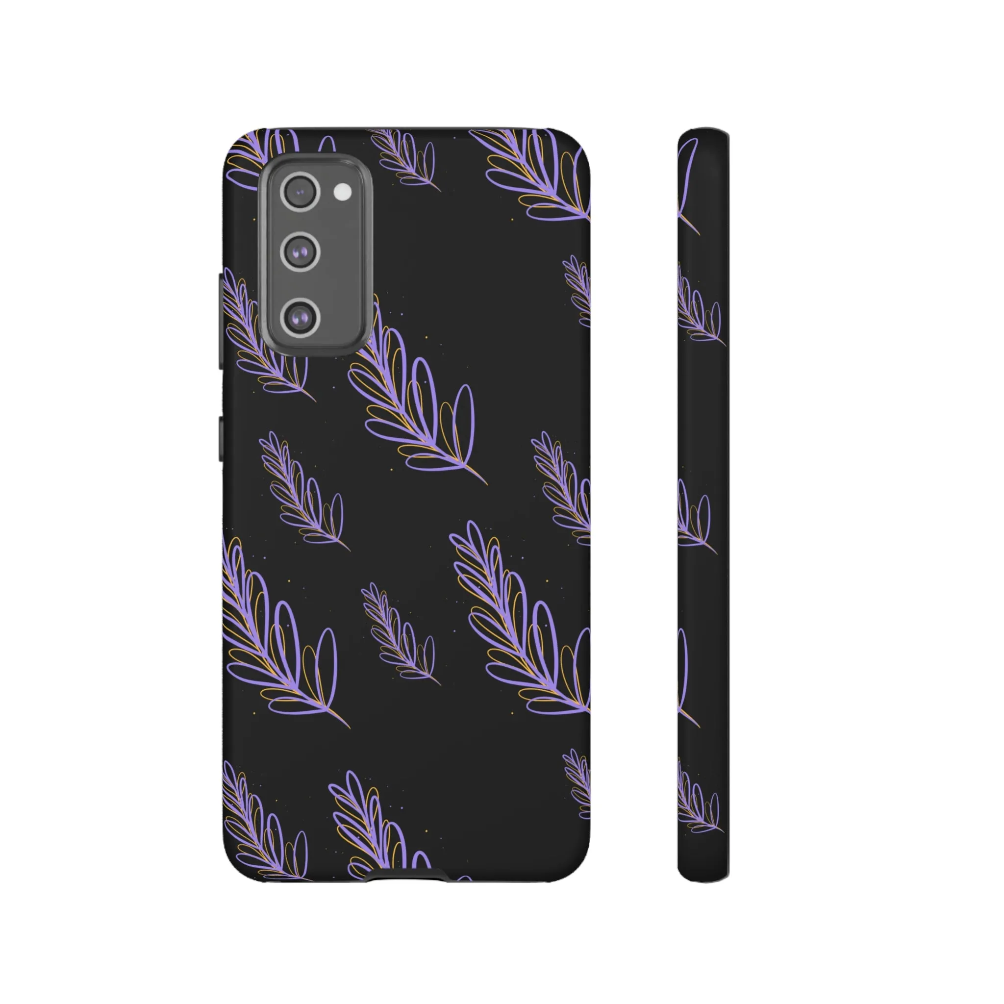 purple leaf Tough Cases