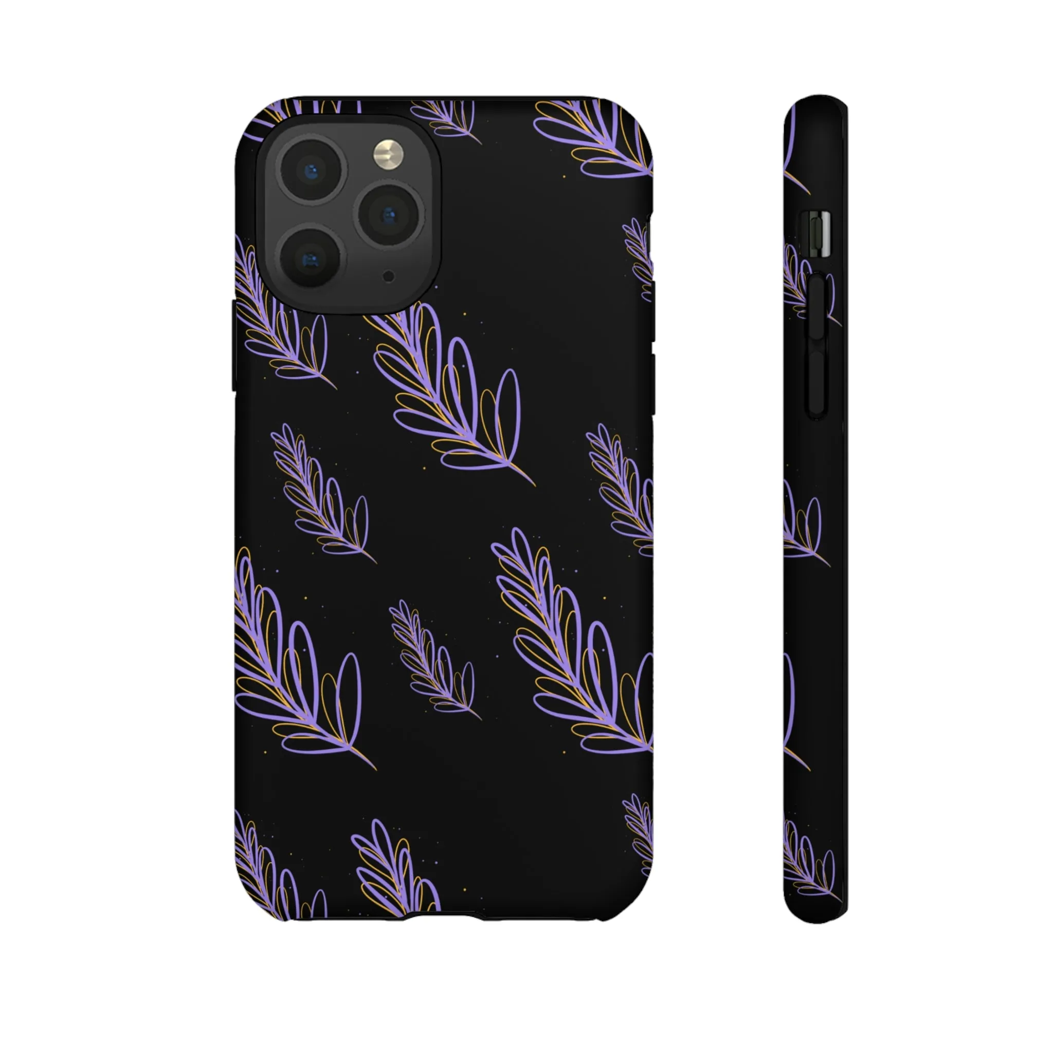 purple leaf Tough Cases