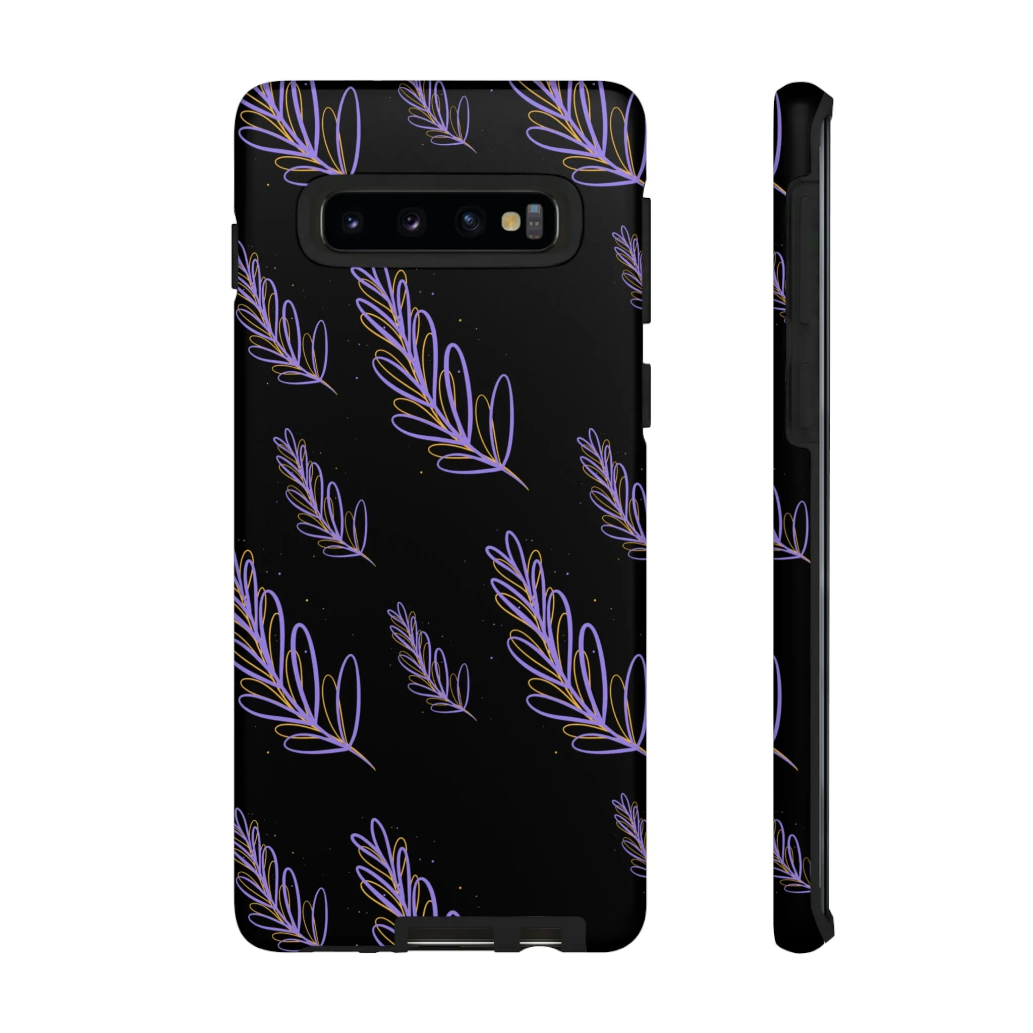 purple leaf Tough Cases