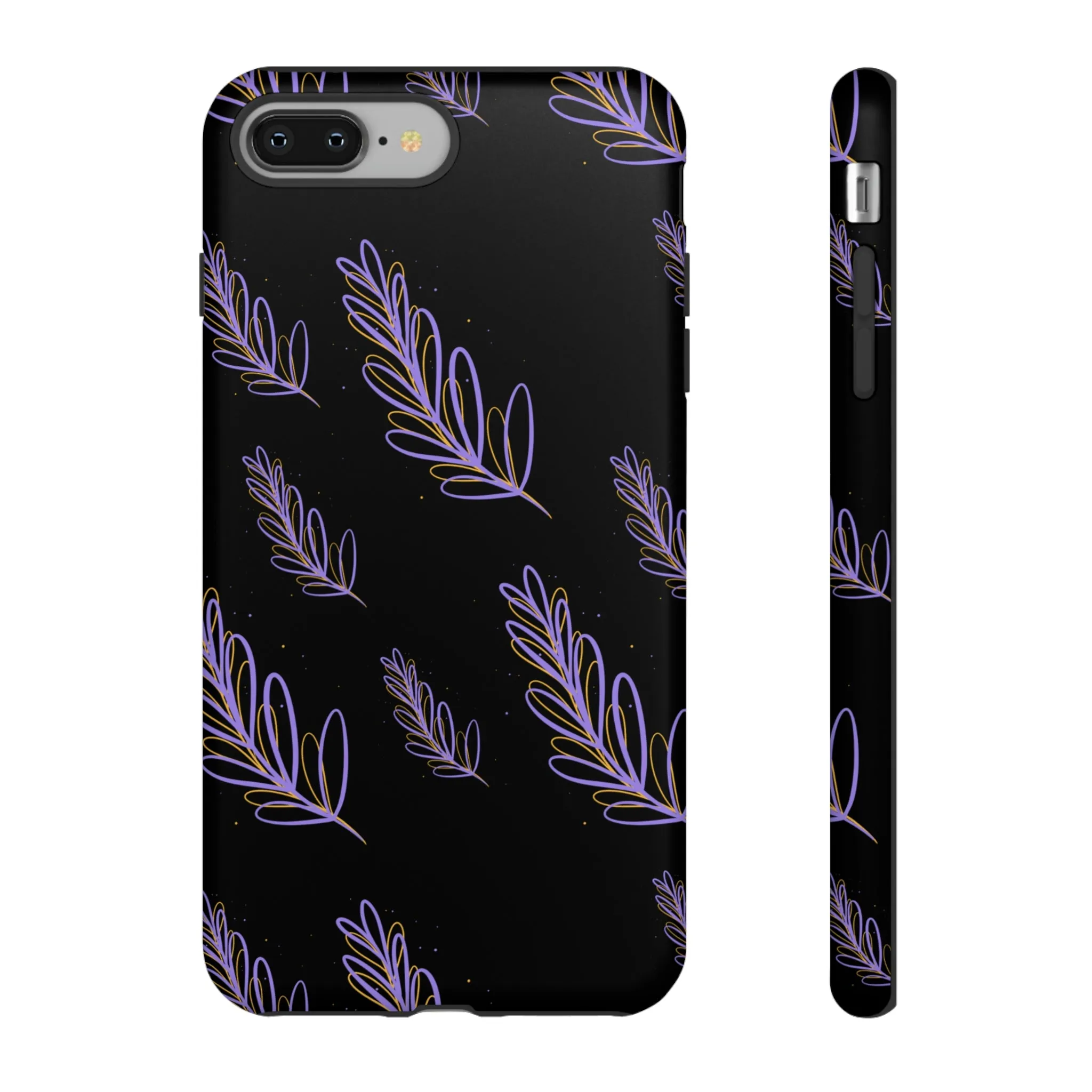 purple leaf Tough Cases