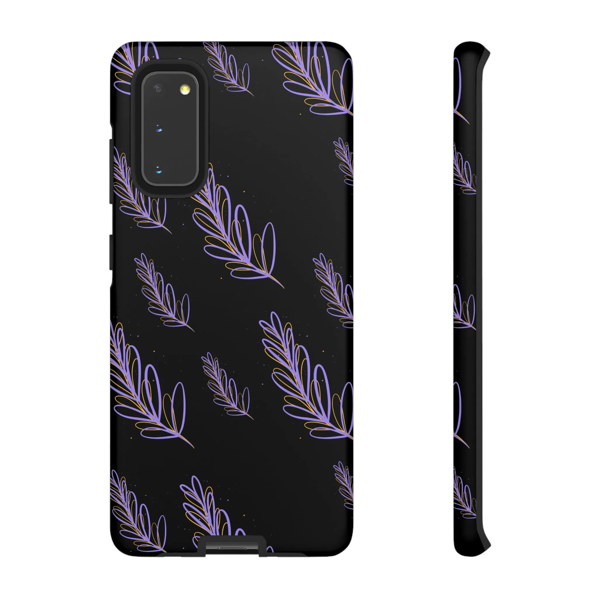 purple leaf Tough Cases