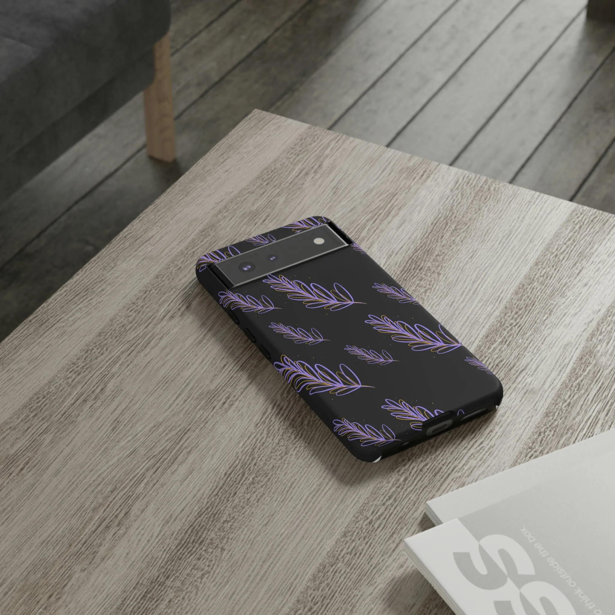 purple leaf Tough Cases