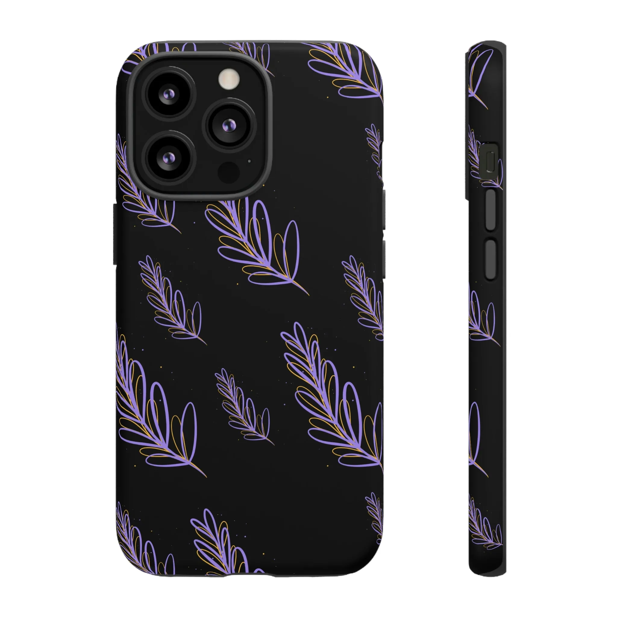 purple leaf Tough Cases