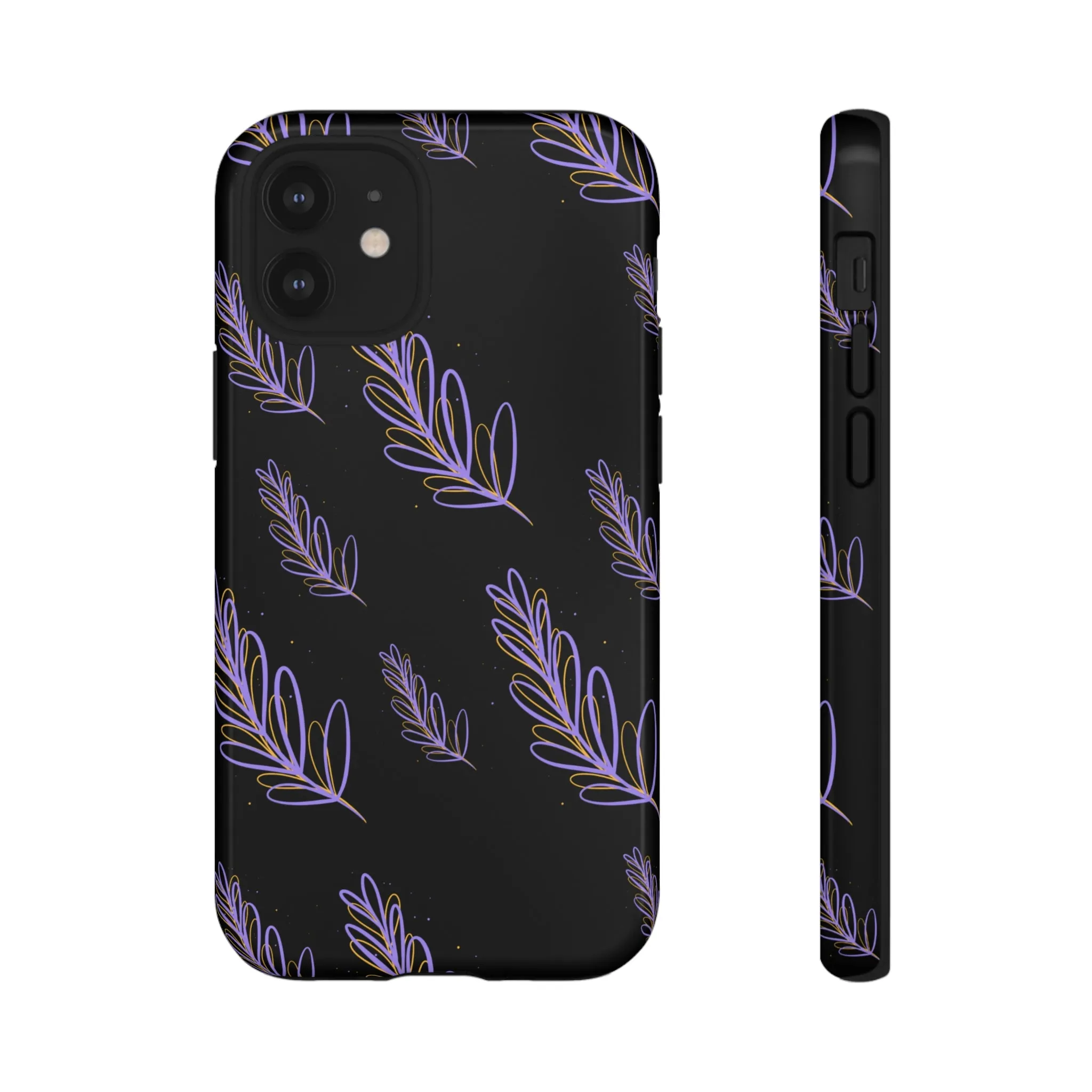 purple leaf Tough Cases