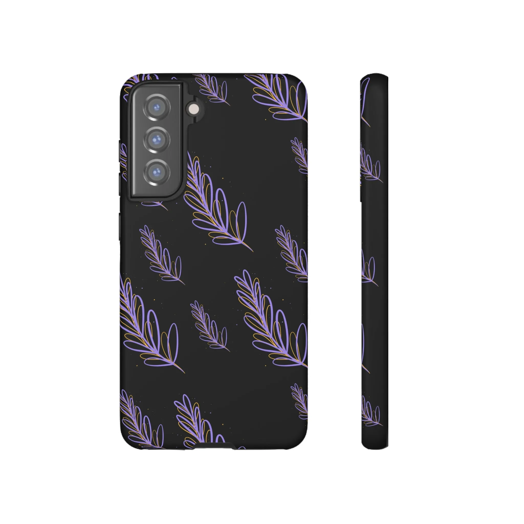 purple leaf Tough Cases