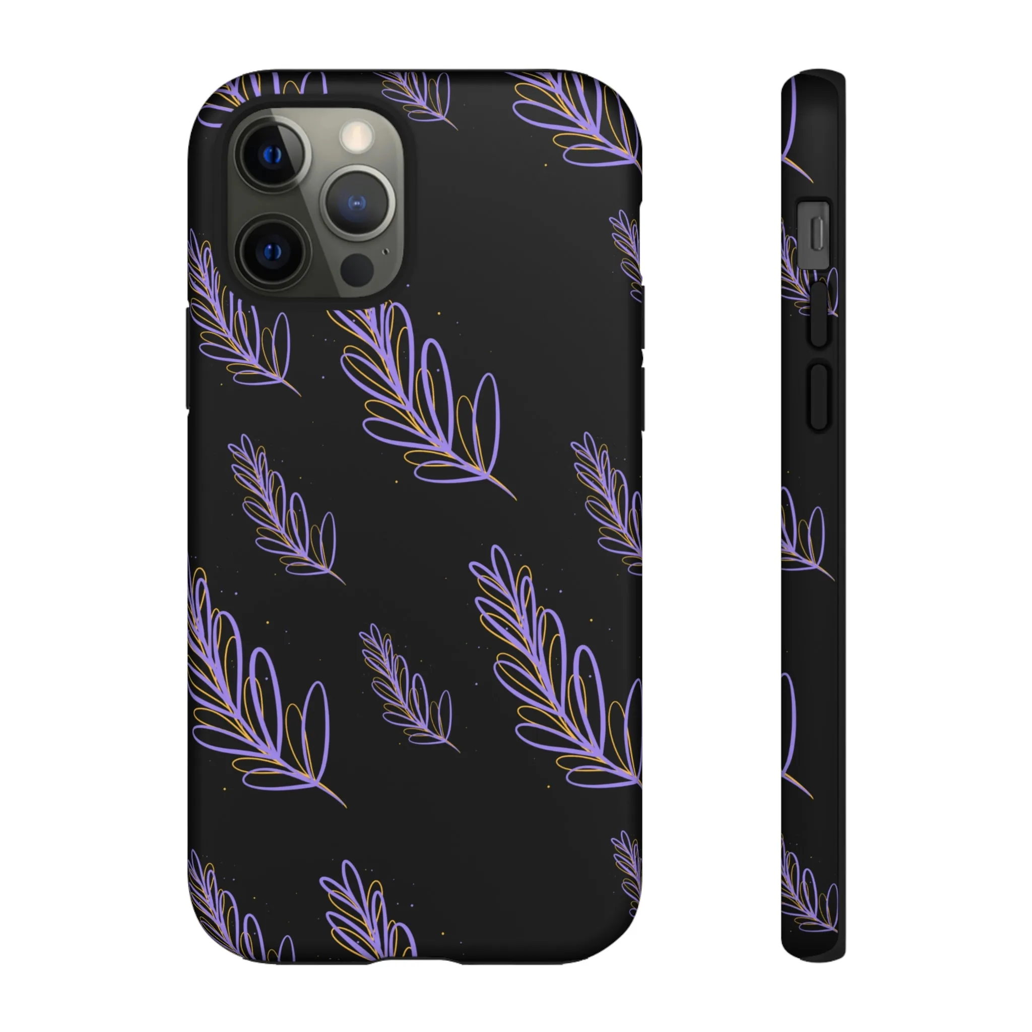 purple leaf Tough Cases