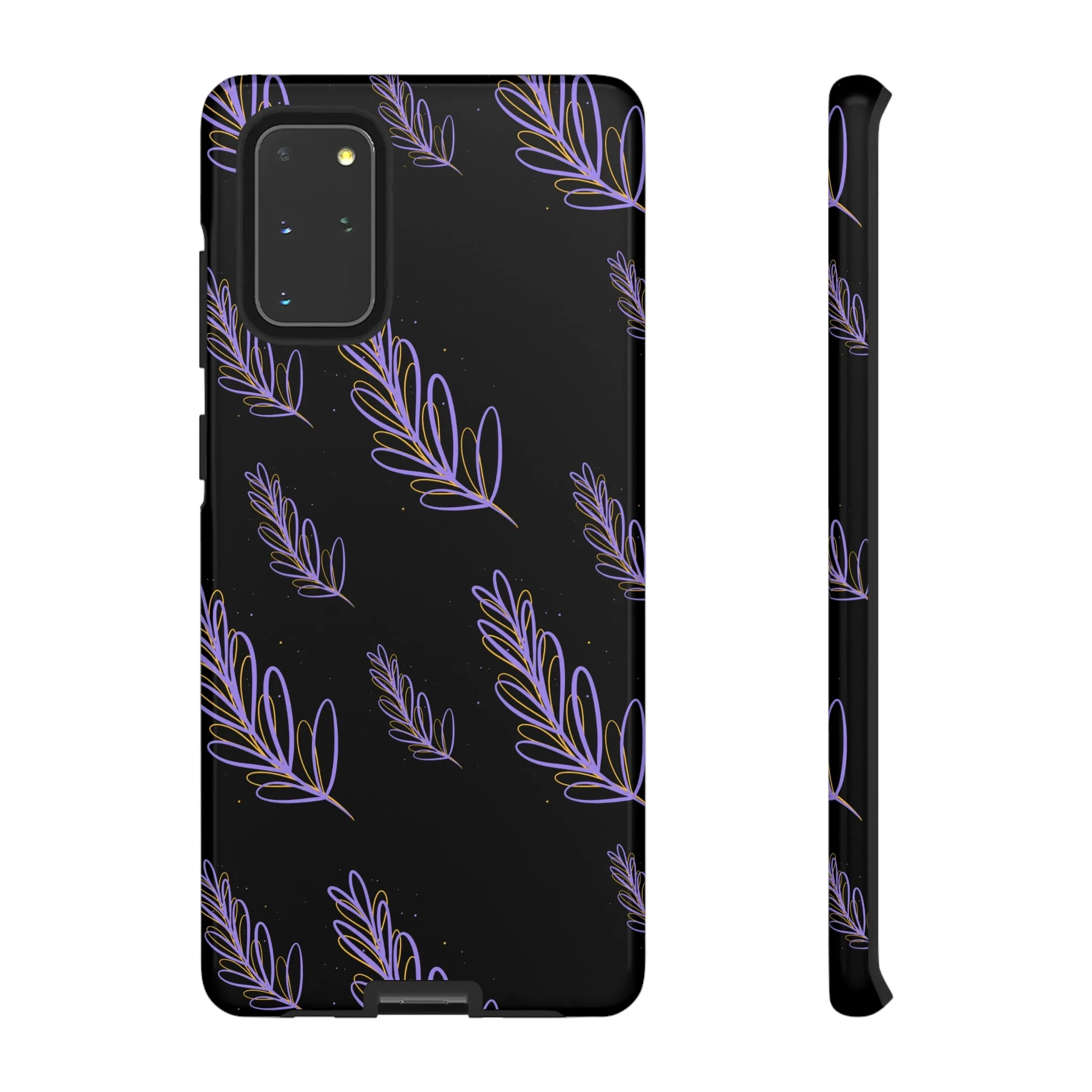 purple leaf Tough Cases