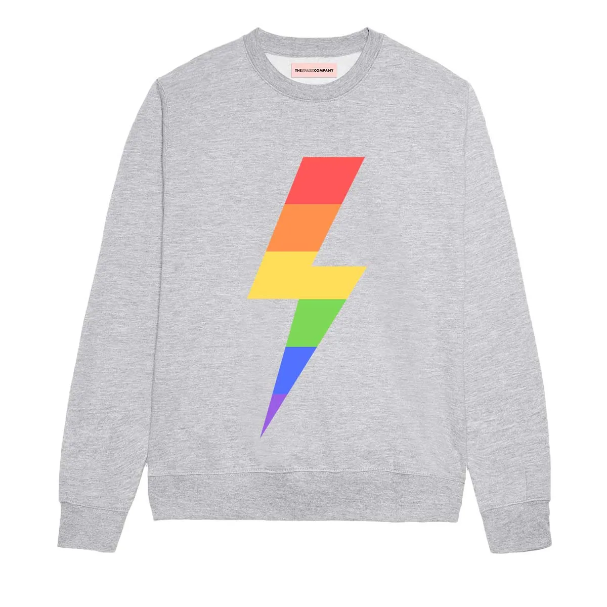 Rainbow Lightning Bolt LGBTQ  Sweatshirt