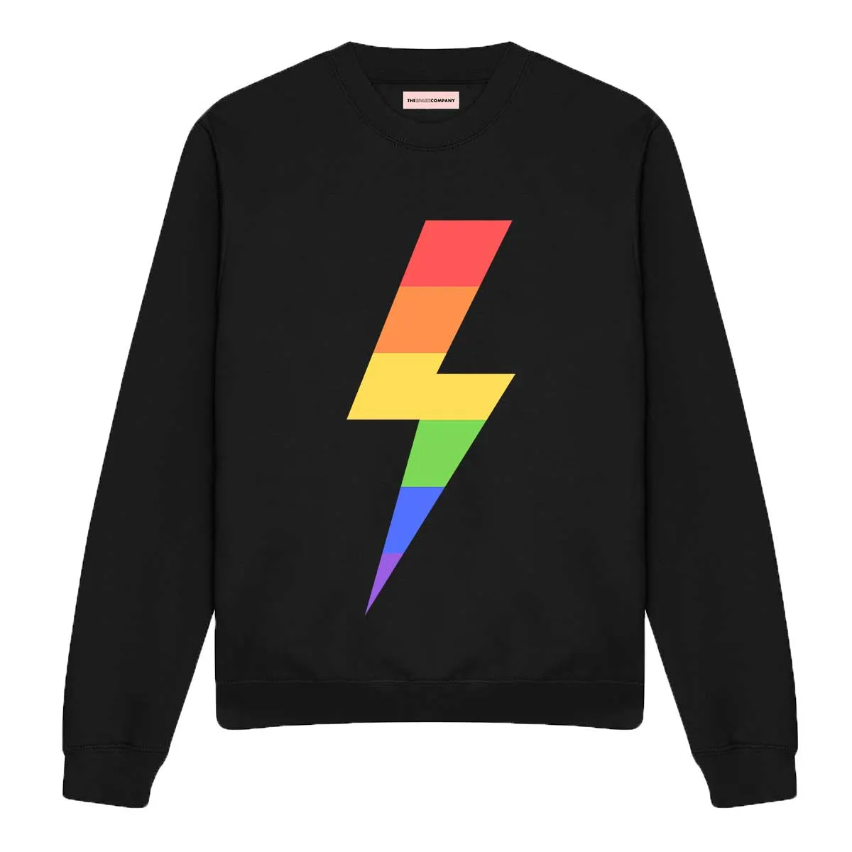 Rainbow Lightning Bolt LGBTQ  Sweatshirt