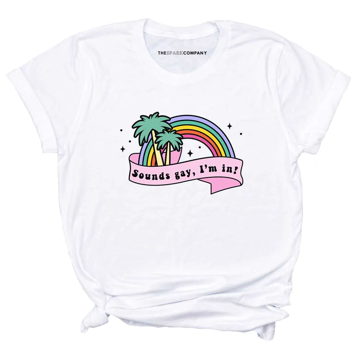 Retro Sounds Gay LGBTQ  T-Shirt