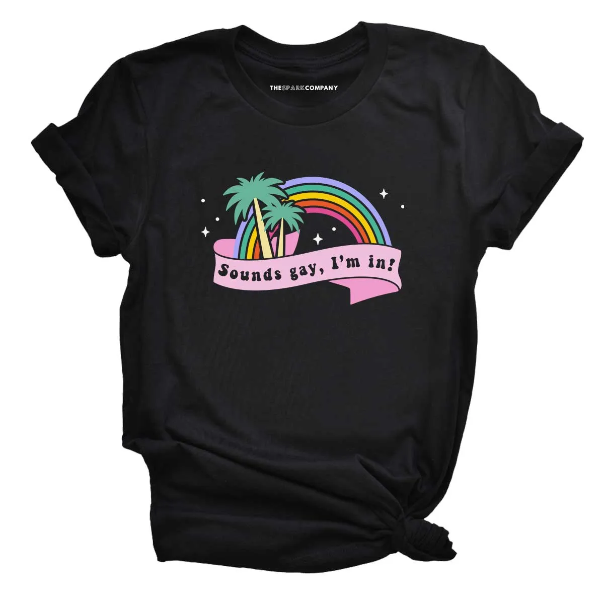 Retro Sounds Gay LGBTQ  T-Shirt