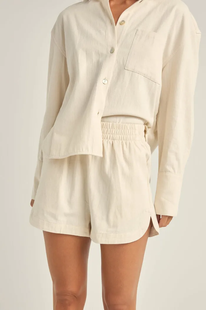 Rhythm Classic Overswim Short - CREAM