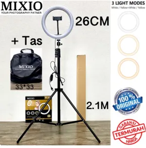 Ring Light 26cm   Light Stand Tripod 2M (Plus Bag)
