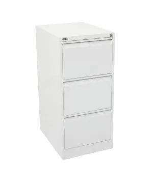 Rotom Standing 3 Drawer Filing Cabinet - White