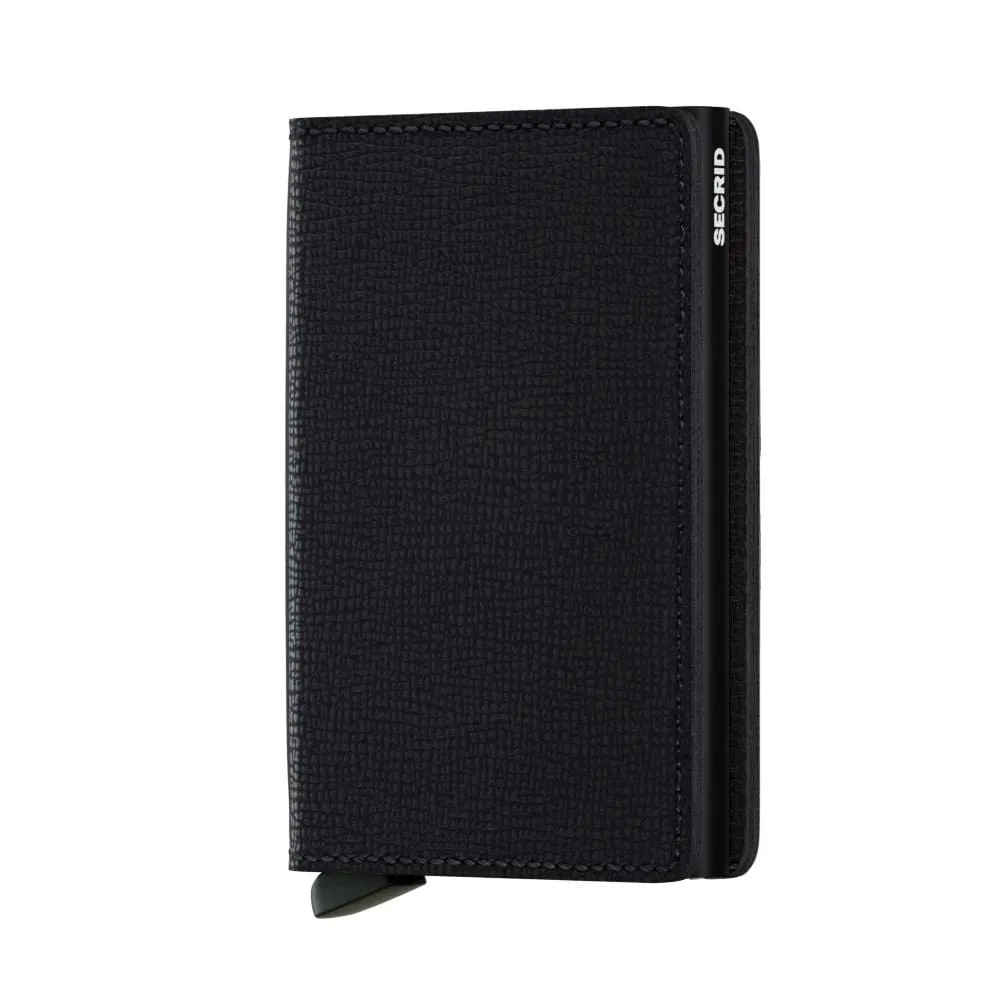 Secrid Slim Wallet - Crisple Black