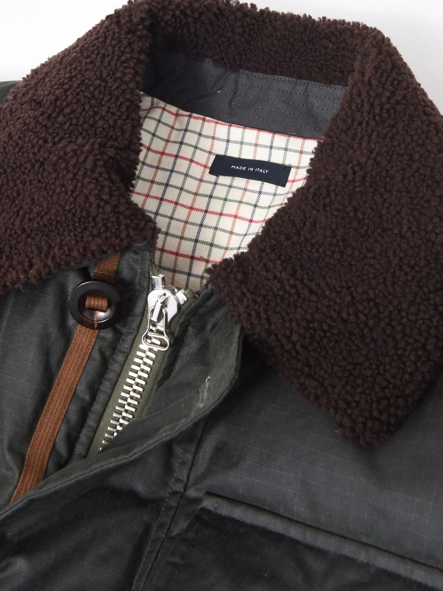 SHEARLING COLLAR EXPEDITION PARKA_SAGE(400)