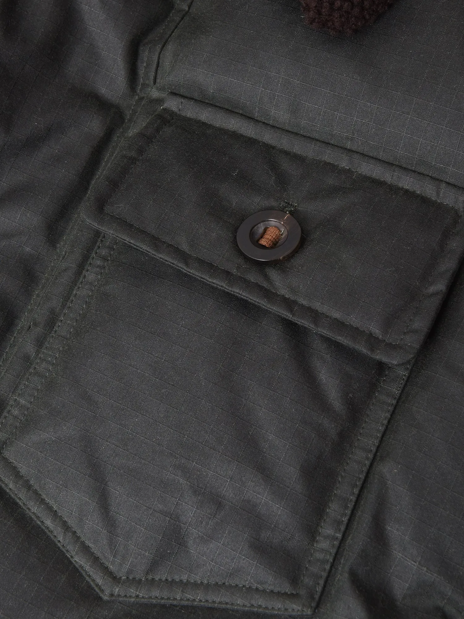 SHEARLING COLLAR EXPEDITION PARKA_SAGE(400)