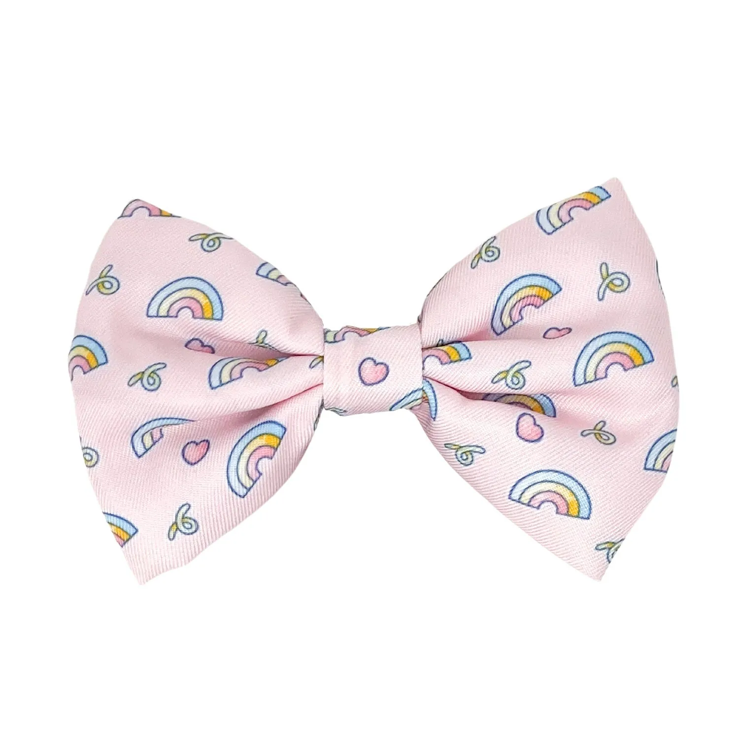slide-on bow tie - over the rainbow
