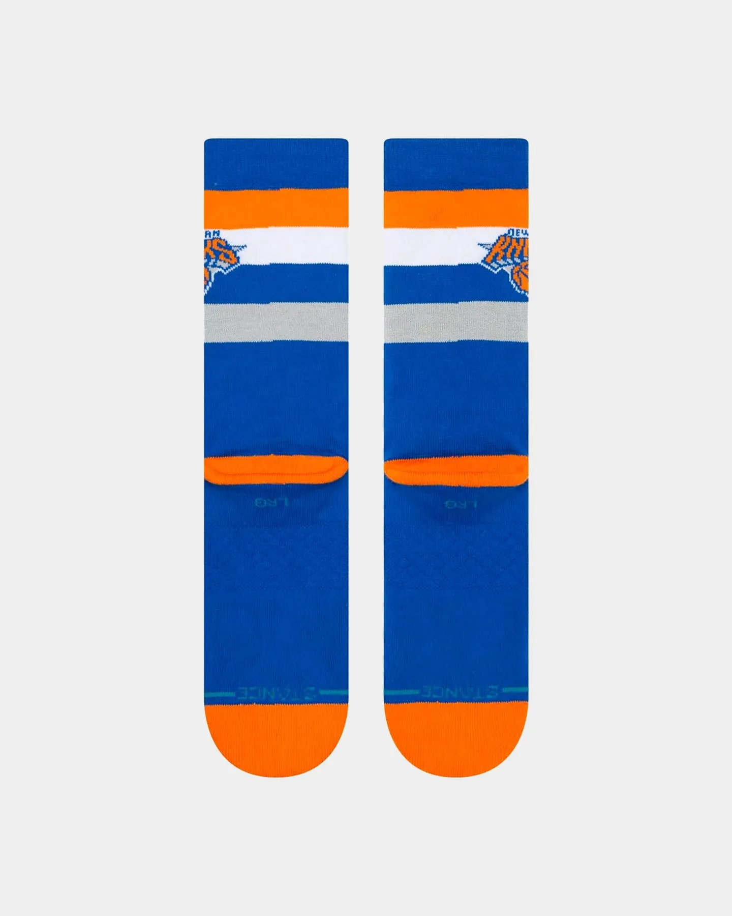 Stance New York Knicks Stripe Crew Socks Navy