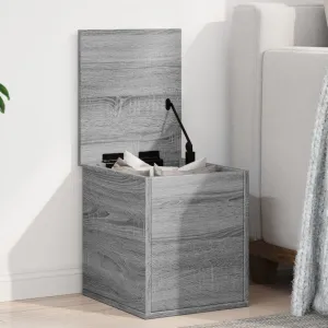 Storage Box Grey Sonoma 30x35x35 cm Engineered Wood
