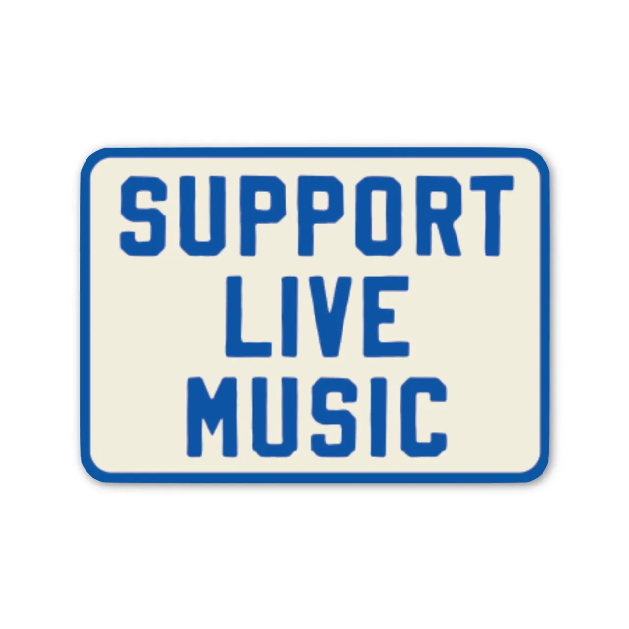 Support Live Music Sticker