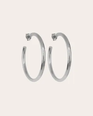 The Go-To hoops L - sterling silver