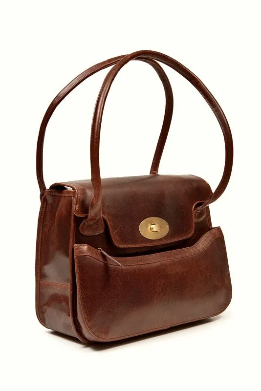 The Kilkenny Bag – Brown – Tinnakeenly Leathers