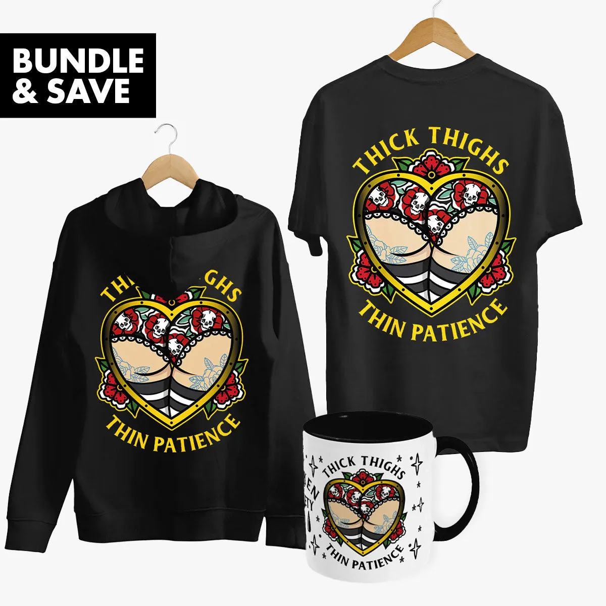 Thick Thighs Bundle (Black)