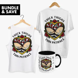 Thick Thighs Summer Bundle (White)