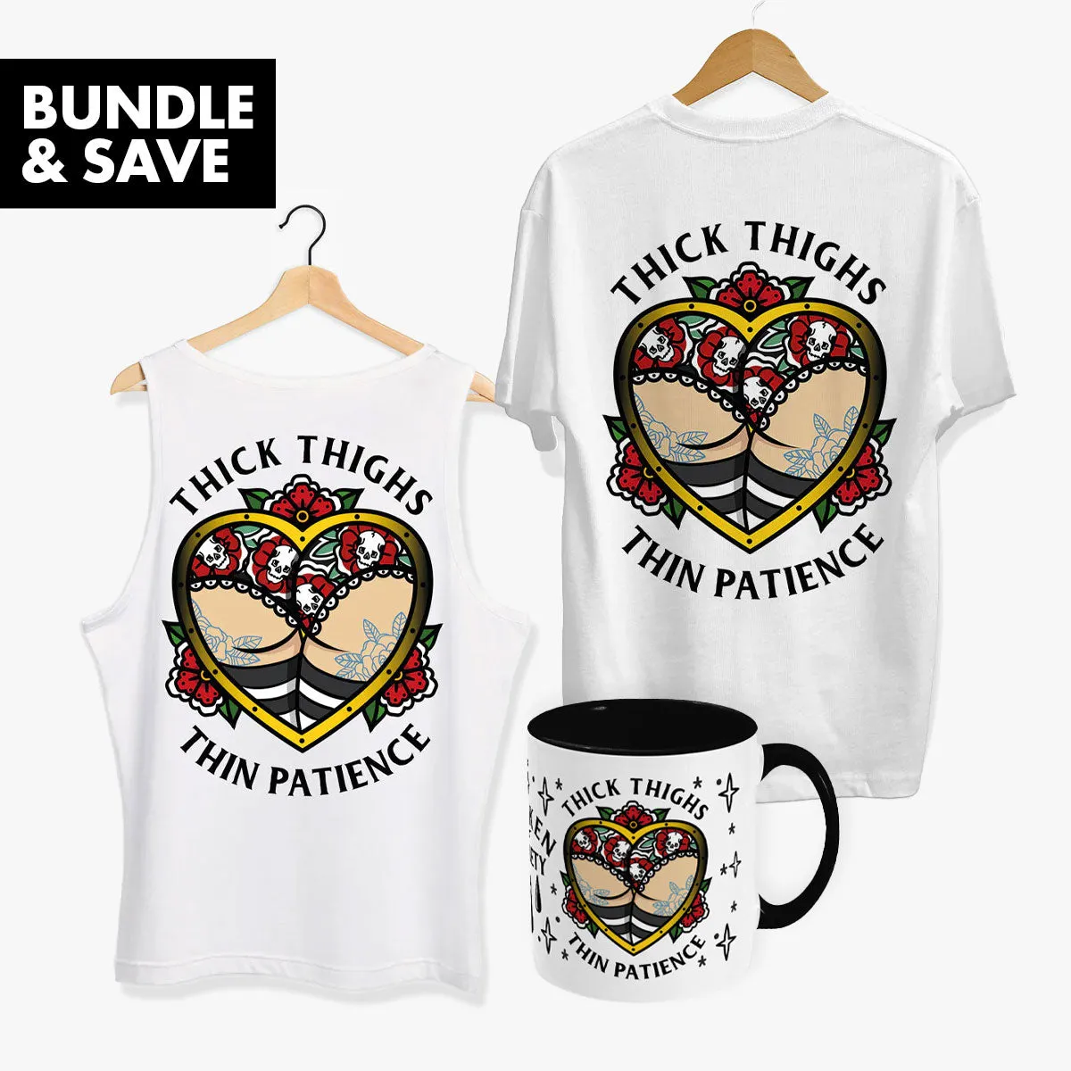 Thick Thighs Summer Bundle (White)