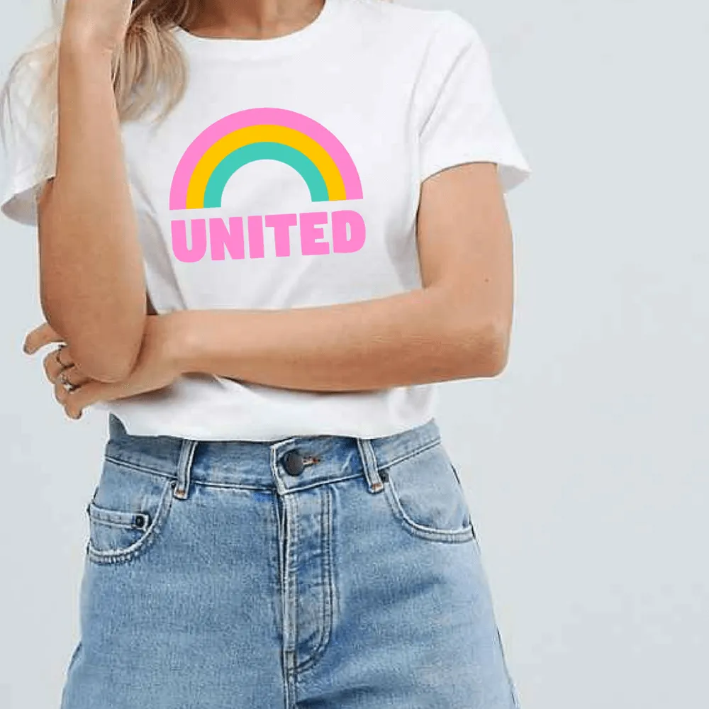 United Pride Rainbow LGBTQ  Pride T-Shirt