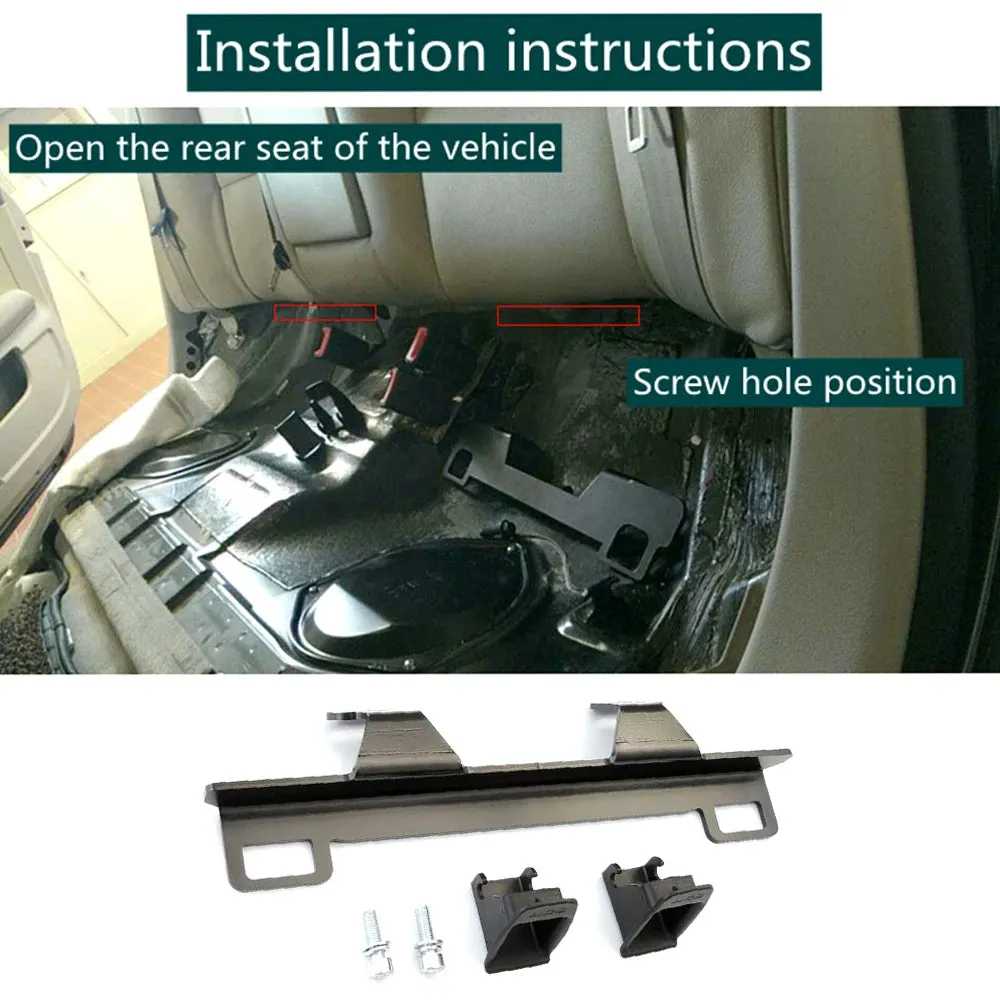 Universal Car Child Seat Restraint Anchor Mounting Kit for ISOFIX Belt Connector for Audi A4 A6 Car Accessories