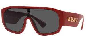 Versace Shield Sunglasses Red