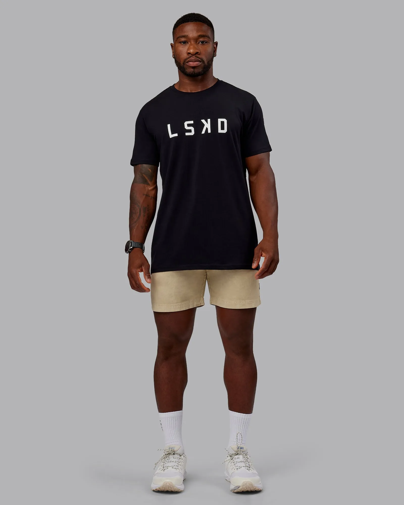 Washed Daily 7" Shorts - Pale Khaki