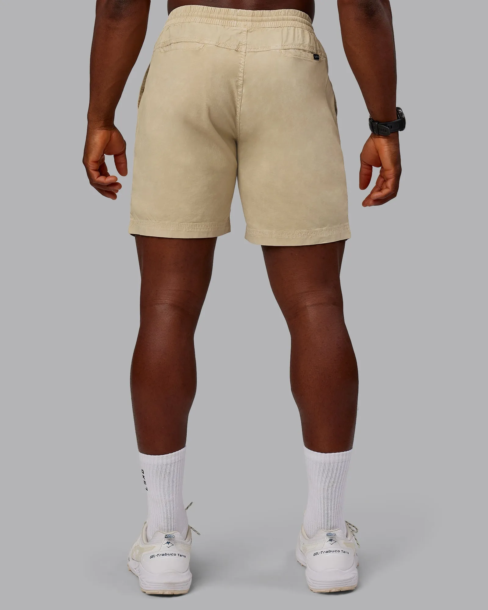 Washed Daily 7" Shorts - Pale Khaki