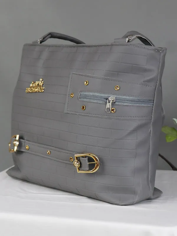 WHB09 Women's Handbag HRM Grey