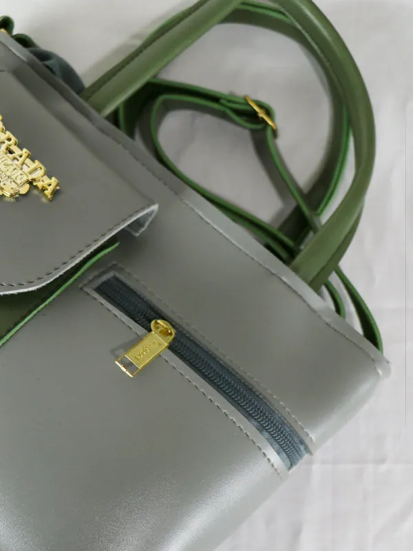 WHB32 Women's Handbag Light Grey