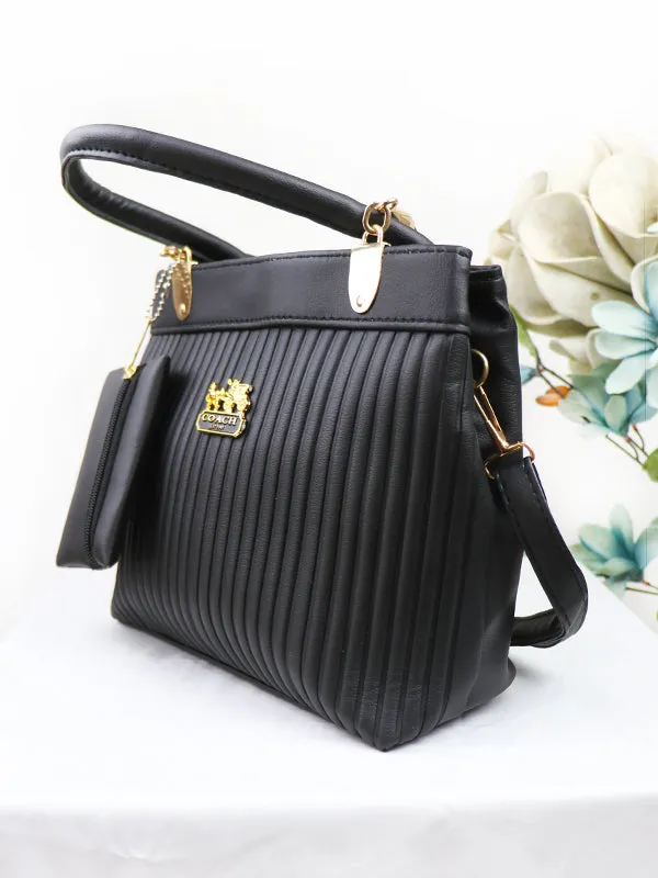 WHB39 Women's Handbag Black