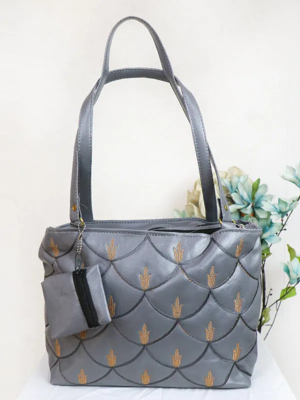 WHB54 Women's Handbag Grey