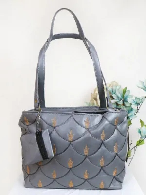 WHB54 Women's Handbag Grey