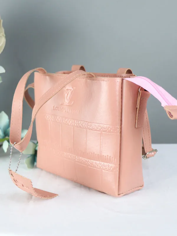 Women's VL Handbag Light Peach
