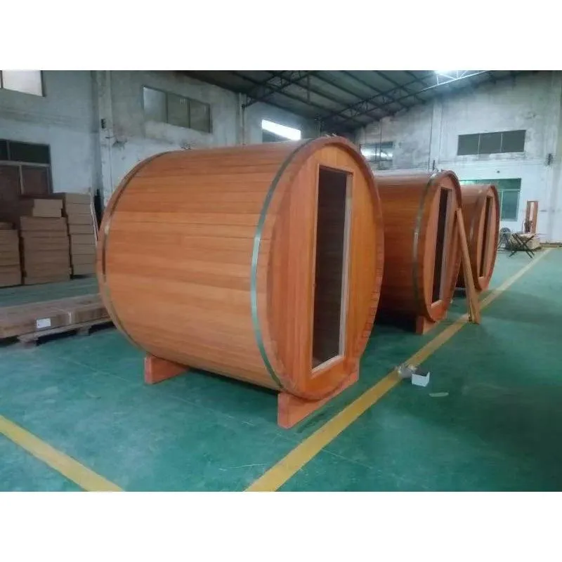 Wood Steam Sauna: Bluetooth-Enabled Relaxation Oasis